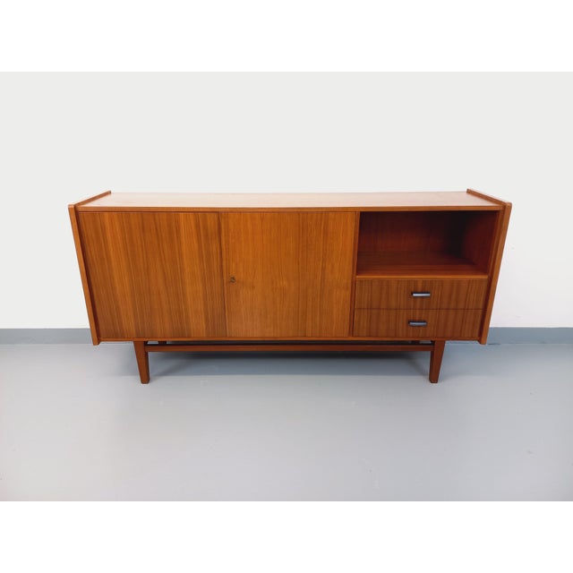 Vintage Scandinavian-Style Teak Sideboard, 1960s For Sale - Image 6 of 18
