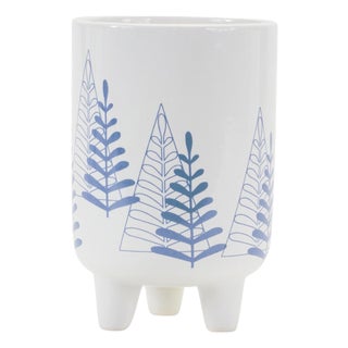Modern Pine Tree Planter with Legs (Set of 2) For Sale