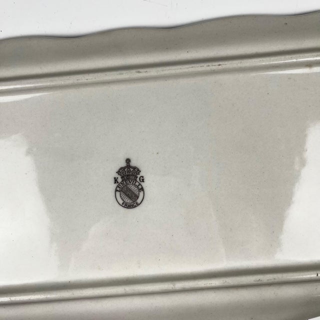 Cake Plate from KG Lunéville, 1950s For Sale - Image 4 of 7