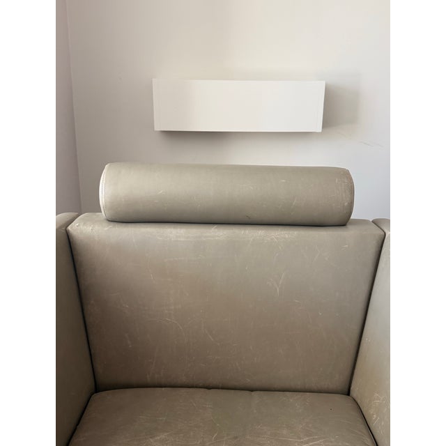 Postmodern Grey Ettore Sottsass East Side Armchair for Knoll, Circa 1980, Italy For Sale - Image 3 of 9