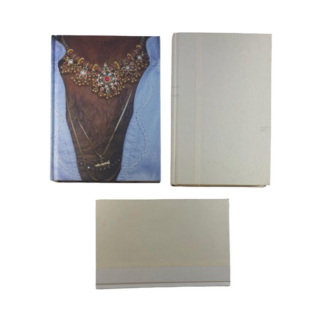 Minimalist White & Ivory Decorative Book Stack Set of 3 Hardcovers For Sale - Image 4 of 6