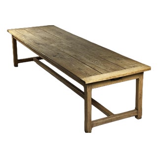French Oak Monastery Table, 19th Century For Sale