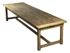 French Oak Monastery Table, 19th Century