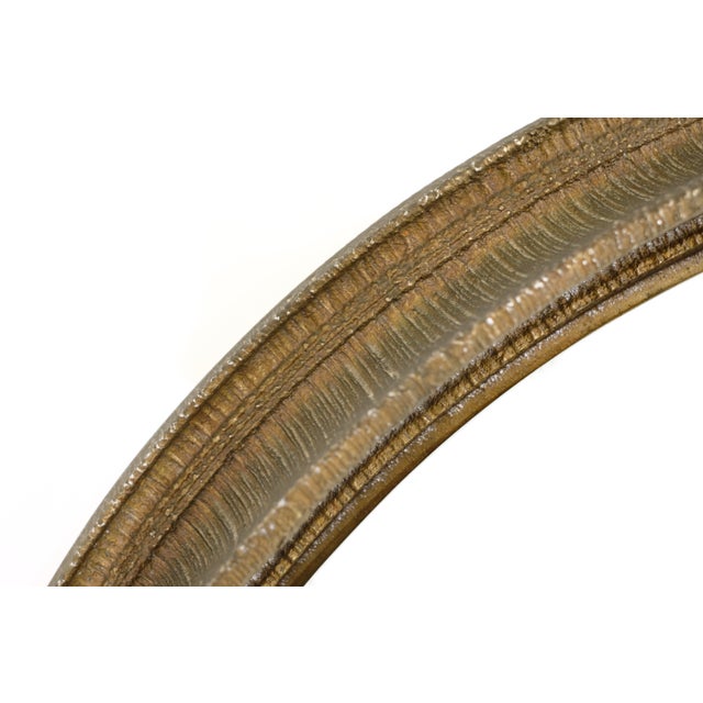 Large Luminous Bronze Mirror, 1960s For Sale - Image 4 of 15
