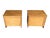 1980s Scandinavian Modern Solid Oak Two-Drawer Nightstands – Pair For Sale In Los Angeles - Image 6 of 15