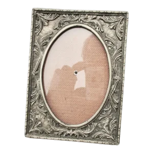 Tungsten Steel Alloy Photo Frame Circa 1910