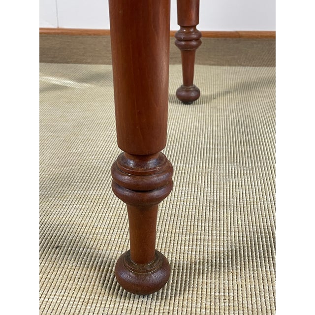 Cherry One-Drawer Table W/ Distinctive Feet -- 19th Century For Sale - Image 12 of 16