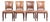 Dining Chairs in Cowhide Leather, Set of 4 For Sale