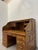 Antique Oak Roll Top Filing Desk with Tambour Shutter For Sale - Image 4 of 6