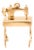 Vintage 14k Gold Figural Sewing Machine and Table Charm For Sale