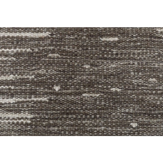 Textile Modern Forel Scandinavian Style Flat Weave Wool Rug by Doris Leslie Blau For Sale - Image 7 of 8