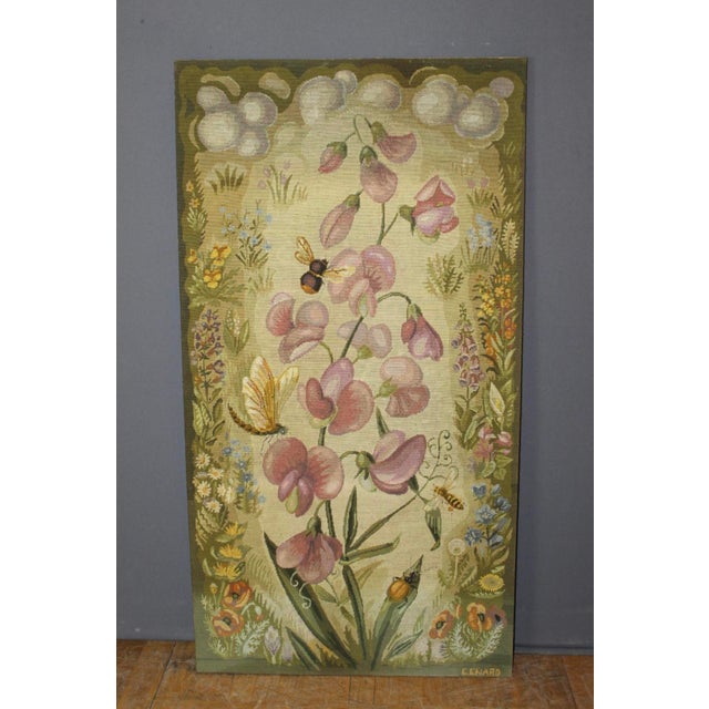 Art Nouveau Tapestry by Colette Enard, 1950s For Sale - Image 13 of 13