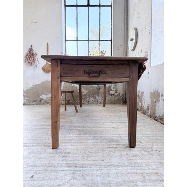 Vintage Farmhouse Table in Oak, 1950s For Sale - Image 16 of 18