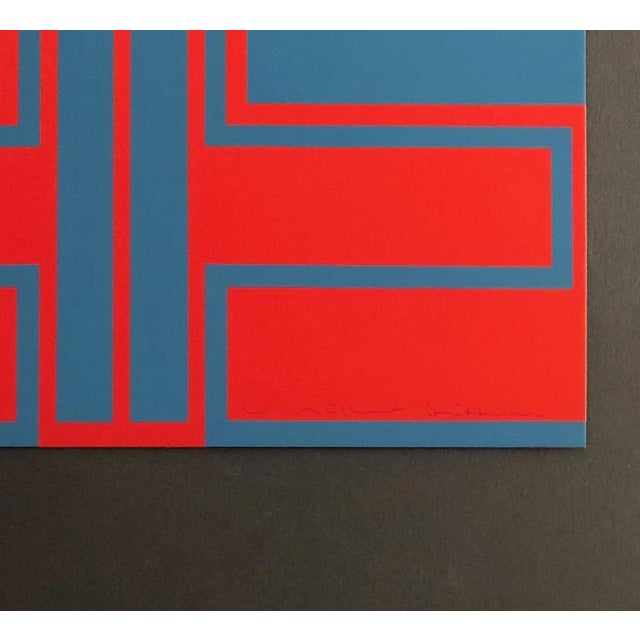 Willy Müller-Brittnau, Untitled, 1966, Silkscreen, Cardboard For Sale - Image 3 of 4