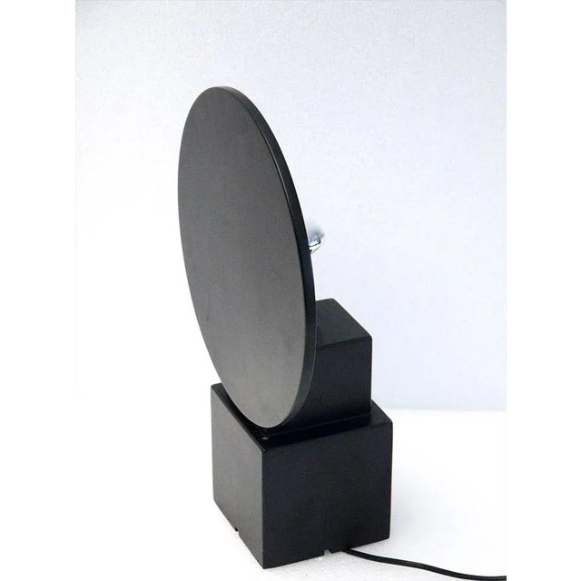 Italian Table Lamp in Wood by Gruppo Enne, 1970s For Sale - Image 3 of 10