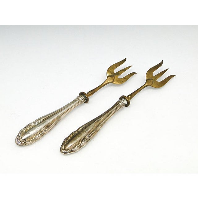 Classical Silver Forks, 1880s, Set of 2 For Sale - Image 6 of 6
