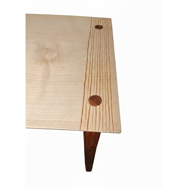 Contemporary Less Is More End Table by Giuseppe Deepak Benti For Sale - Image 3 of 5
