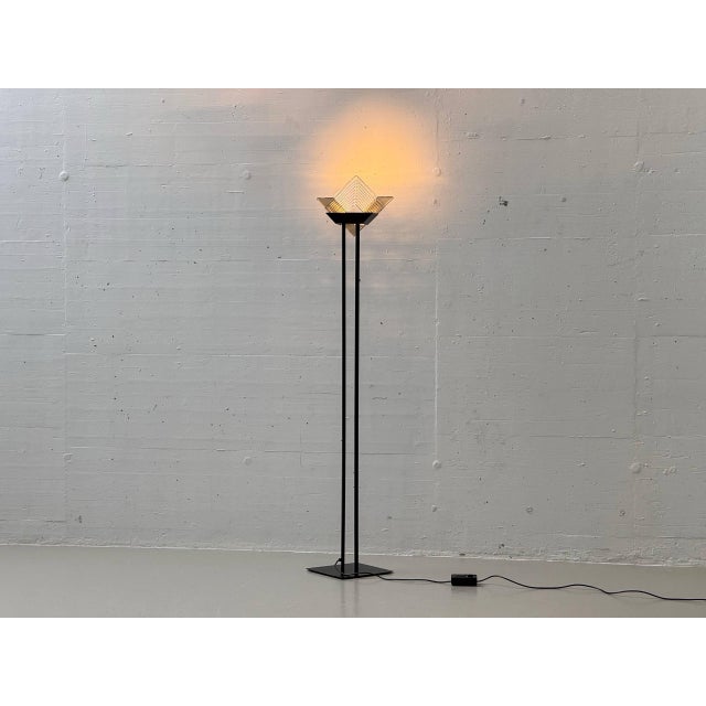Floor Lamp with Murano Glass, Italy, 1980s For Sale - Image 4 of 16