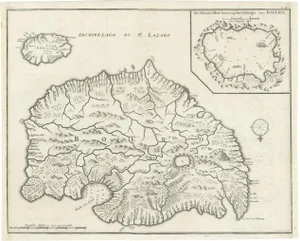 Antique Map of Buru Island, 1725