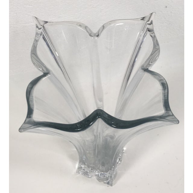 MidCentury Lead Crystal Vase Chairish