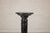 Mid 20th Century Vintage Black Marble Column Pedestal with White Veining and Stepped Base For Sale - Image 5 of 12