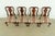 1980s Baker Furniture Style Queen Anne Solid Cherry Wood Dining Chairs, Set of Four For Sale - Image 5 of 12