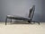 Vintage Black Leather Chaise Longue attributed to Peter Mally for Cor, 1990s For Sale - Image 6 of 13