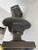 Metal Antique French Bust of Marie Louise Brongniart After Jean Antoine Houdin For Sale - Image 7 of 12