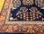 Textile Vintage Sarouk Area Rug, Hand-Knotted Wool, Allover Floral Pattern, Navy & Red, 3x5 For Sale - Image 7 of 11