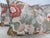 Custom pair of 14"x22" pillows covered in Cowtan & Tout "Tapestry Flowers embroidered fabric and backed in a pale sienna...