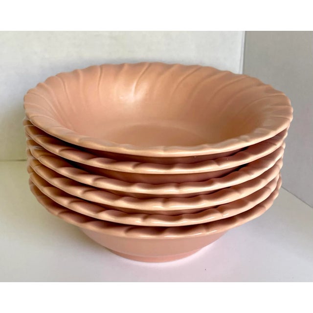 1940s 44 Pieces - 1940's Pink Franciscan Coronado Dinnerware and Serving Set For Sale - Image 5 of 13