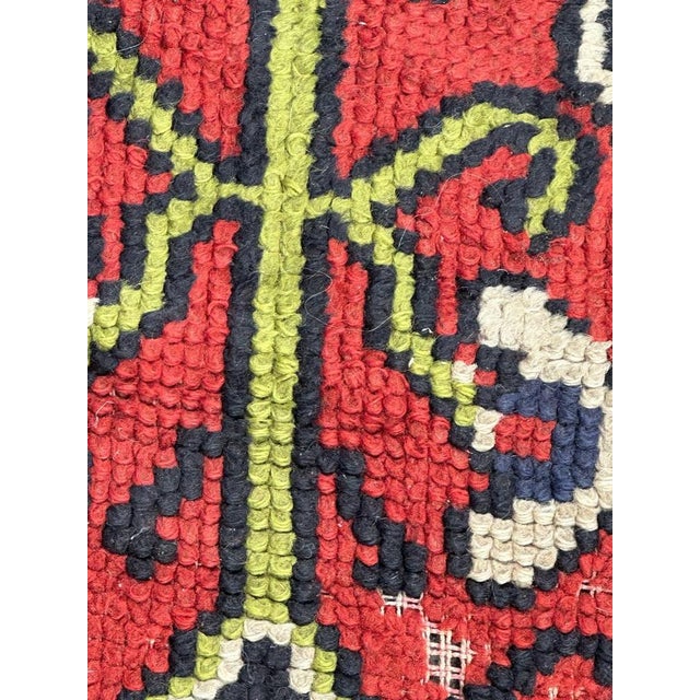 Blue Small Mid-Century French Cogolin Rug, 1940s For Sale - Image 8 of 14