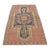Handwoven Vintage Anatolian Rug With Faded Medallion Rug For Sale