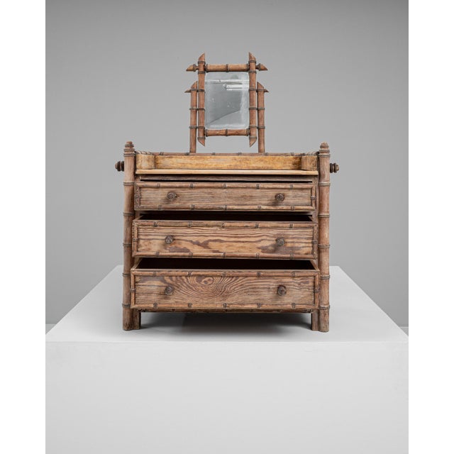 19th Century French Mini Chest Of Drawers For Sale In Greensboro - Image 6 of 12