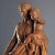 Modern Sculpture of Virgin Mary with Child in Terracotta For Sale - Image 4 of 12