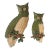 Mid-Century Cast Owl Wall Hangings - a Pair For Sale