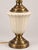 Vintage Neoclassical Cream Urn Lamps With Midnight Black Velvet Fringe Shades - a Pair For Sale In Los Angeles - Image 6 of 11