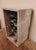 Shabby Chic Rustic Patinated Galvanized Steel Honeycomb & Wooden Case Fourteen Wine Bottle Holder Rack For Sale - Image 3 of 11