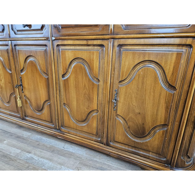Large Wooden Sideboard with Six Doors and Six Drawers, 1960s For Sale - Image 17 of 18