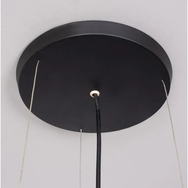 Mid-Century Modern Model 288 Large Pendant Lamp by Bruno Gatta for Stilnovo, 1954 For Sale - Image 3 of 8