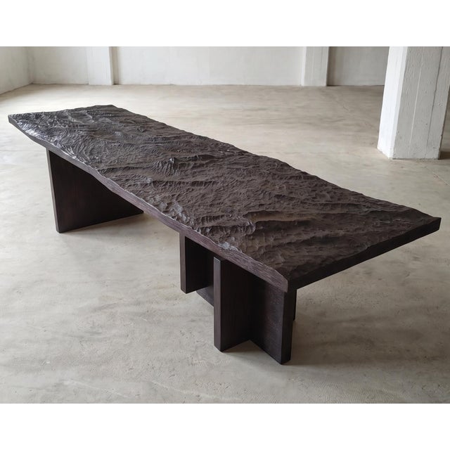 Banc (Sea) Sampling Bench from Marc Geneix, in New conditions. Designed from 2000 Signed by Maker,Stamped by Maker