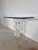 Transparent Lucite Helix Console Table With Custom Glass Top, Post Modern 1980s Handmade For Sale - Image 8 of 17