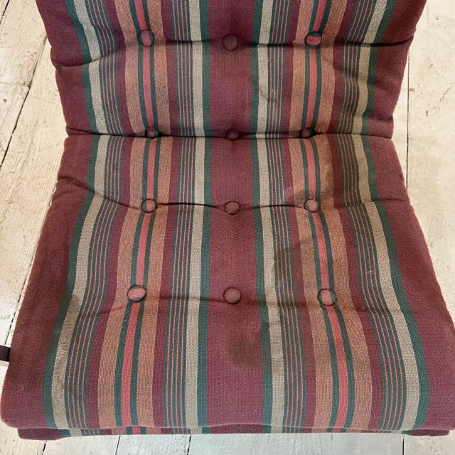 Metal Mid Century Modern Brushed Aluminum Club Chairs For Sale - Image 7 of 10