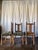 1960s Set of Six 1960s Rustic French Oak Dining Chairs With Rush Seats For Sale - Image 5 of 8