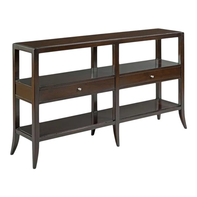 Addison Console Table in Ebony For Sale