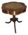 Cloverleaf (6-Lobed) Drum With Elaborate Inlay, Gilded Tooled Inset Leather Top, ca.1930s/40s, For Sale