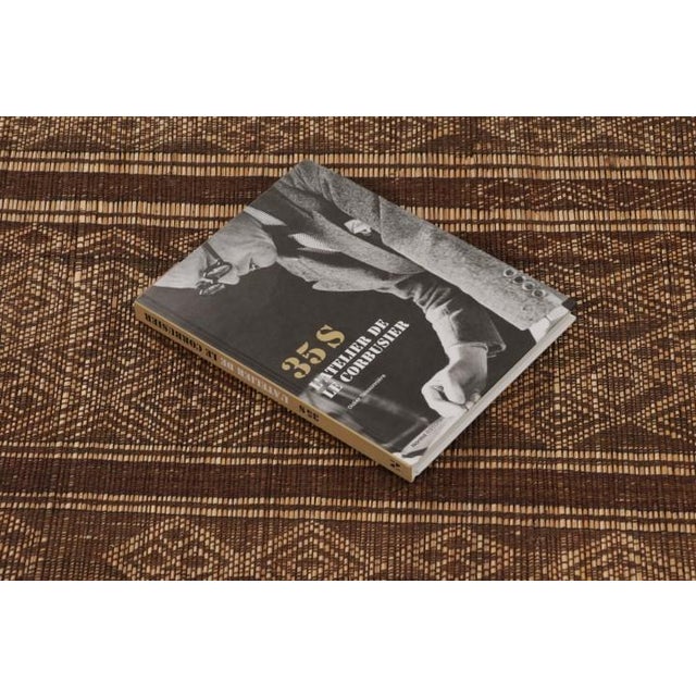 Vintage Tuareg Mat, Rich Brown With Gold Tribal Geometric Patterns - Rug & Kilim For Sale - Image 10 of 10