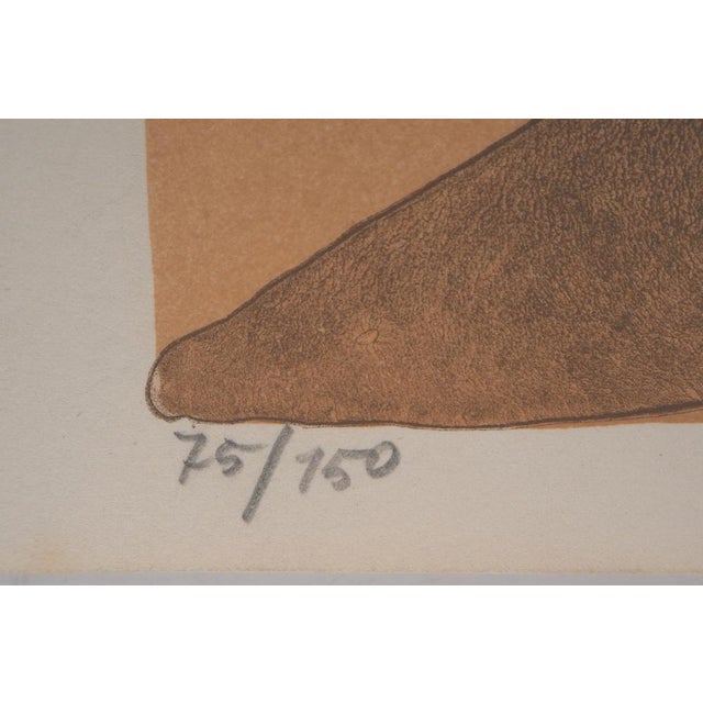 Antonio Recalcati, Surrealist Amen, Original Lithograph For Sale - Image 4 of 8