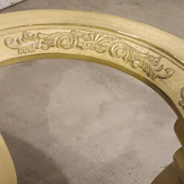 Vintage French Carved Solid Wood Accent/Entryway or Dining Table For Sale - Image 15 of 18