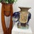 "About This Piece About This Piece Rich color and old-world charm meet in this sculptural elephant pedestal, glazed in...